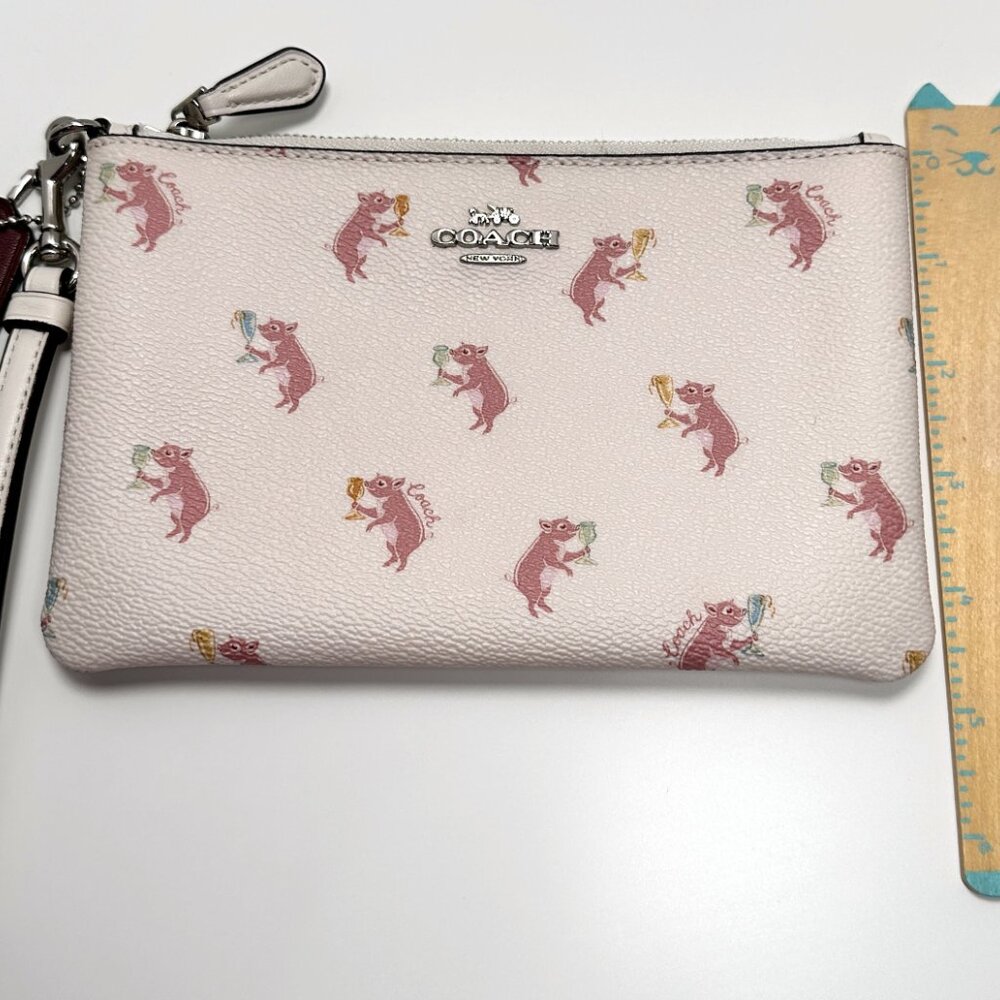 Coach Party Pig Wristlet - NWOT - Picture 3 of 6
